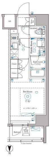 DIPS野方RESIDENCEの間取り画像