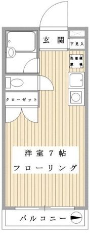 フローラマツノの間取り画像