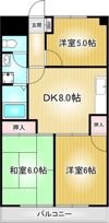 森ハイツの間取り画像