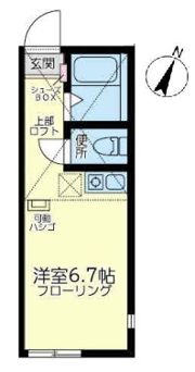 ユナイト三ッ沢マイルストーンの間取り画像