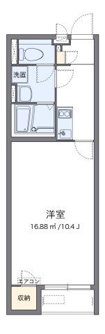 クレイノ西三次Ⅱの間取り画像