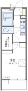 レオパレスワッフルの間取り画像
