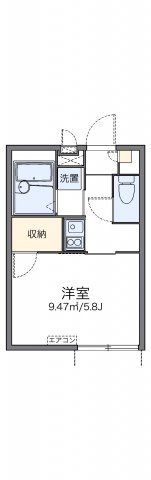 レオパレスヴィラ ゼルコバの間取り画像