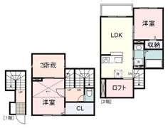 RIVILLAGE栗原の間取り画像
