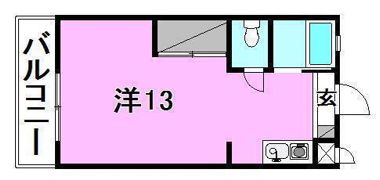 RICH FIELD土居田の間取り画像