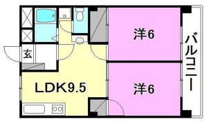 アルジェント朝生田の間取り画像