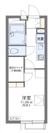 エイムフル北千住の間取り画像