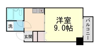 ガイ御影の間取り画像