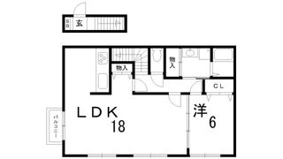 ホワイトベアードの間取り画像