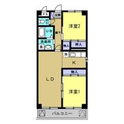 COM’S二ツ坂の間取り画像