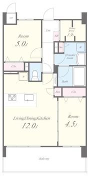 グランヴィラッセ北梅田の間取り画像