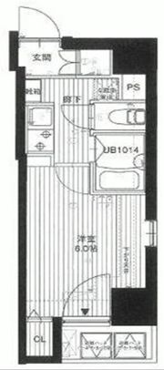 ファーストプレイス菊川の間取り画像