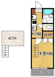 ファーボ藤原の間取り画像