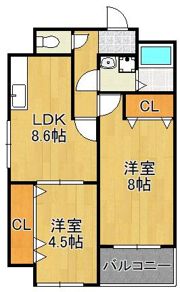 アネシスの間取り画像