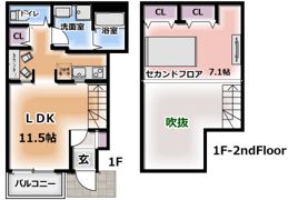 50 go-zero（ゴーゼロ）の間取り画像