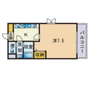 ボナージュ室見の間取り画像