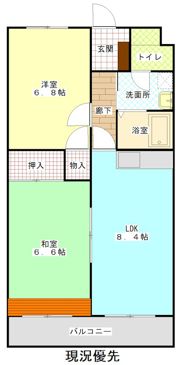 ビューしじみの森の間取り画像