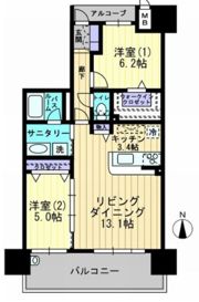 アルファステイツ岡山厚生町の間取り画像