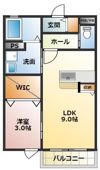 アミスタⅠの間取り画像