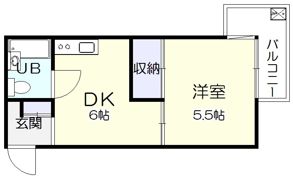 グリーンハイツ堂形の間取り画像