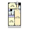グランデュール東古松の間取り画像