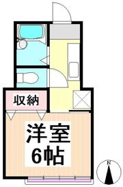 メゾンさいとうの間取り画像