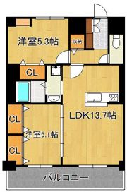 LEGEND紺屋町の間取り画像