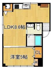 木町ハイツの間取り画像