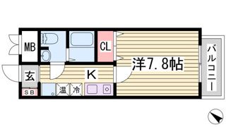 ダイドーメゾン神戸元町の間取り画像