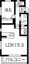 高崎栄町スターレジデンスの間取り画像