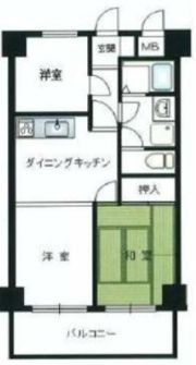 アーバンヒルズ横須賀中央の間取り画像