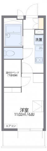 レオパレス東蟹屋の間取り画像