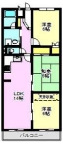 アビテ・ウエハラの間取り画像