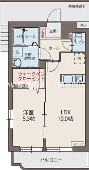 ヴィラ･ソレイユの間取り画像