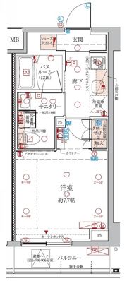 クレヴィスタ浮間舟渡の間取り画像