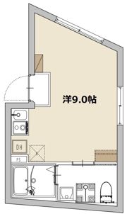 GRASPLUS上中里の間取り画像