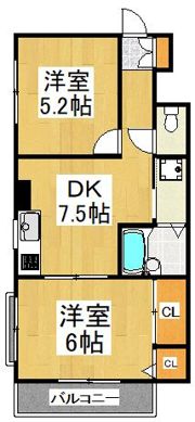 サニーコートNの間取り画像