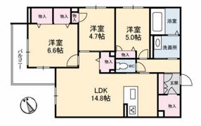 ベレオ光南の間取り画像