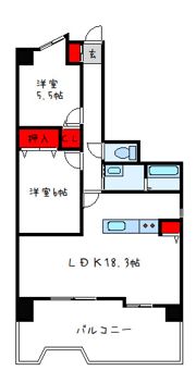 南海グリーンコート泉北深井の間取り画像