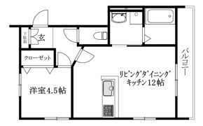 MKO中須賀Bの間取り画像
