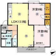 エアフォルクA棟の間取り画像