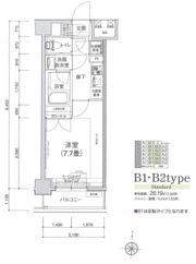 アイルキャナルシティ駒形の間取り画像