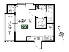 メルディア志茂の間取り画像