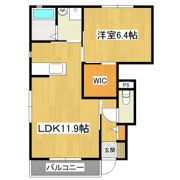 カーサブルーノDの間取り画像