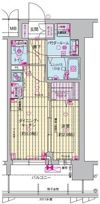 プレサンス東淀川駅前プローシェの間取り画像