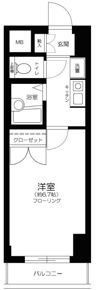 メインステージ西麻布の間取り画像