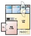 ジラフ吹田内本町の間取り画像