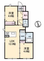 セゾンコートの間取り画像