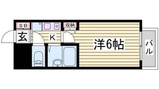 エスリード三宮第3の間取り画像