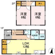 石橋借家 4号の間取り画像